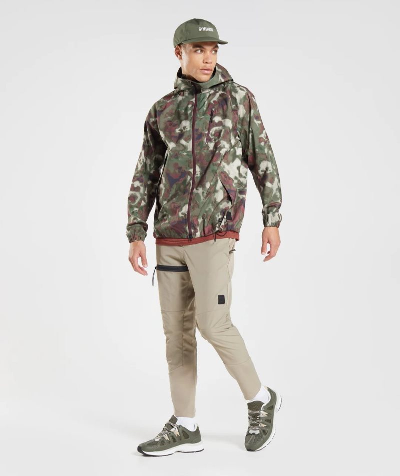 Gymshark Retake Woven Mjukisbyxor Herr Khaki | SE-31504W