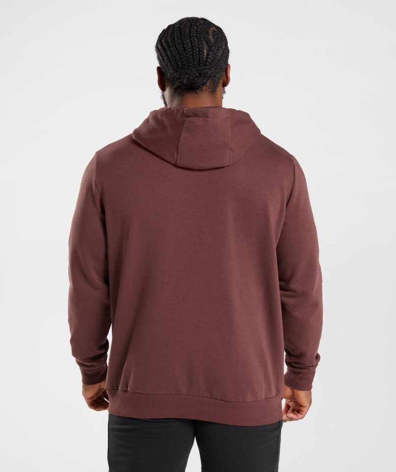 Gymshark Sharkhead Infill Hoodie Herr Bruna | SE-24076T