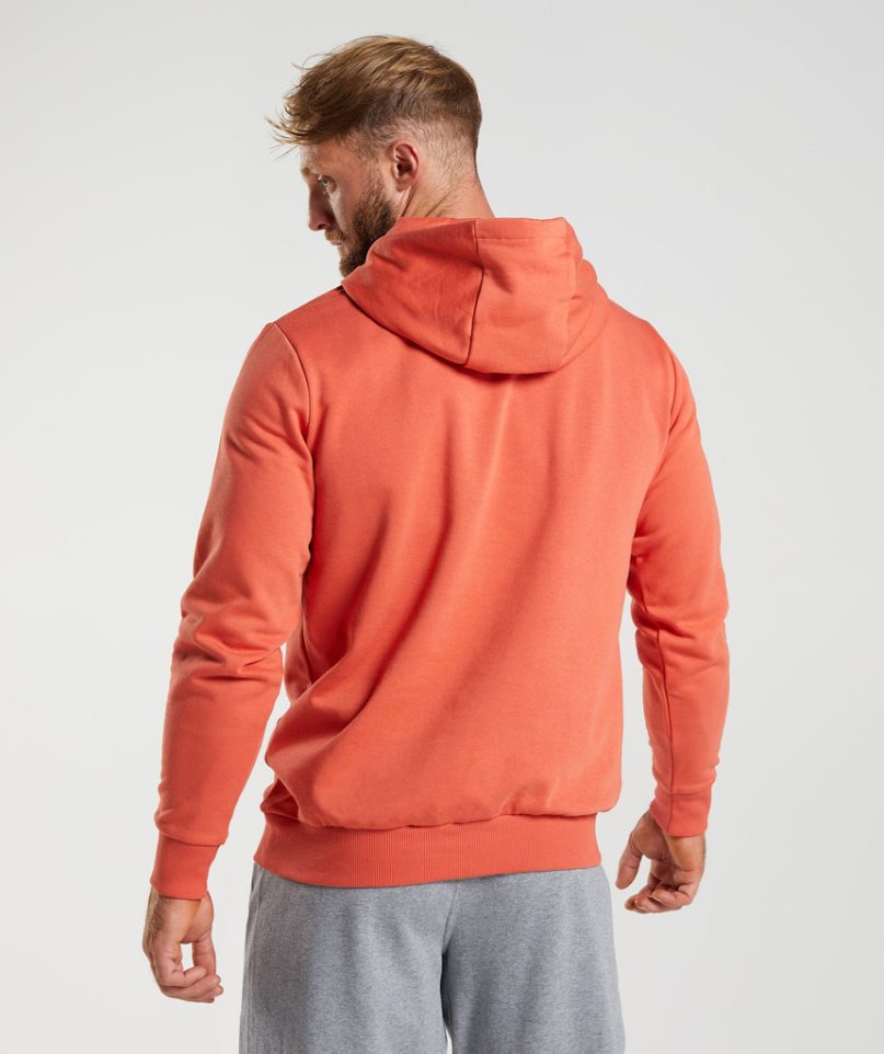 Gymshark Sharkhead Infill Hoodie Herr Orange | SE-37856N