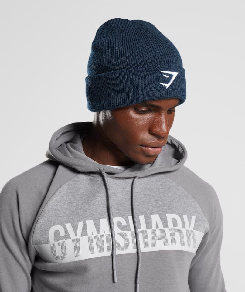 Gymshark Sharkhead Mössa Marinblå | SE-74362E