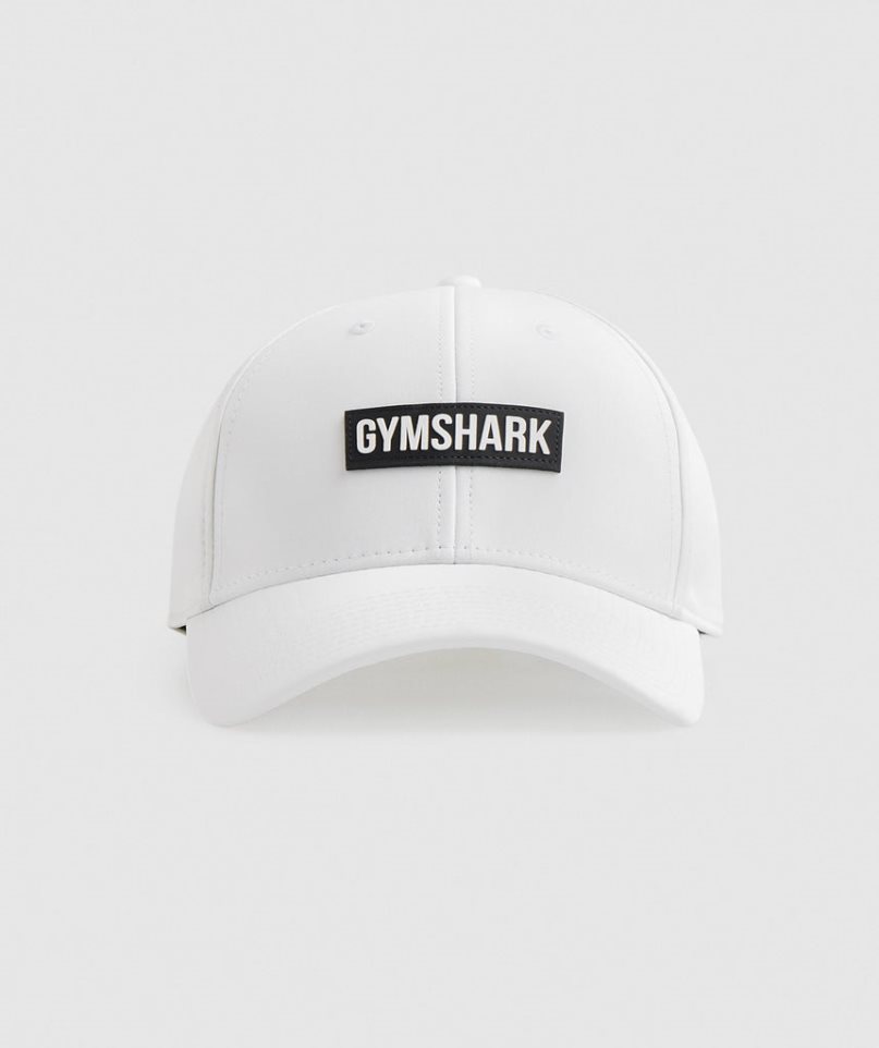 Gymshark Snapback Kepsar Vita | SE-28139V