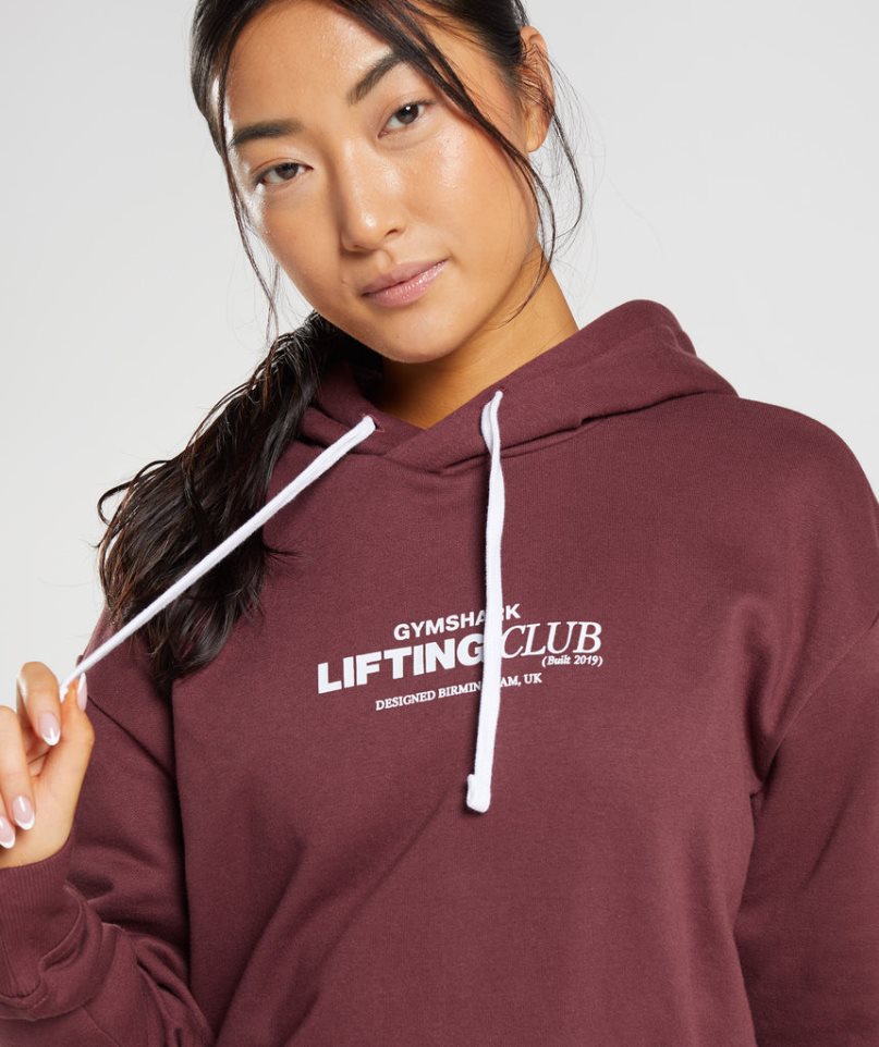 Gymshark Social Club Oversized Hoodie Dam Bruna | SE-70815Q