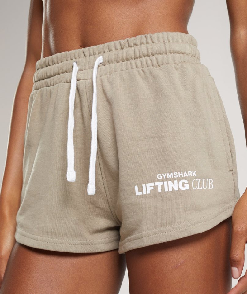 Gymshark Social Club Shorts Dam Beige | SE-19073X