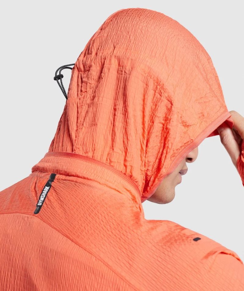 Gymshark Speed Evolve Vindjacka Herr Orange | SE-43650K