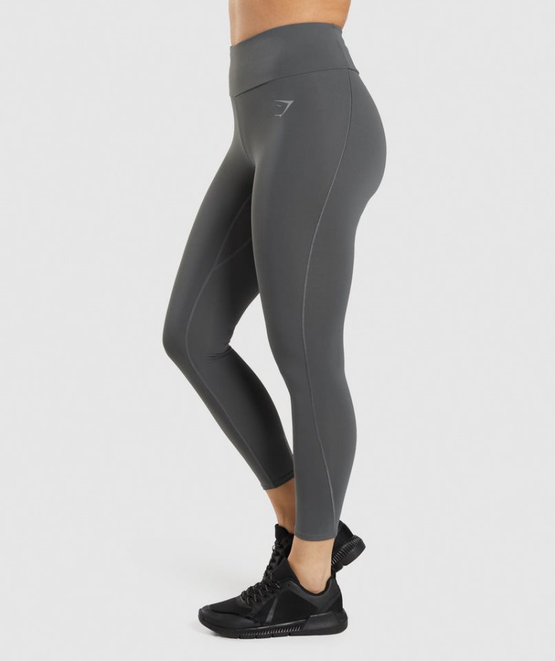 Gymshark Speed Leggings Dam Grå | SE-35098Q