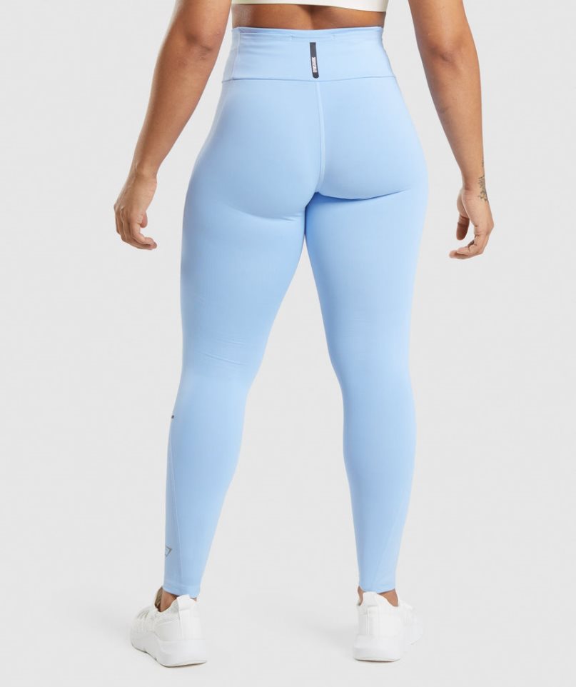 Gymshark Speed Leggings Dam Ljusblå | SE-60819E