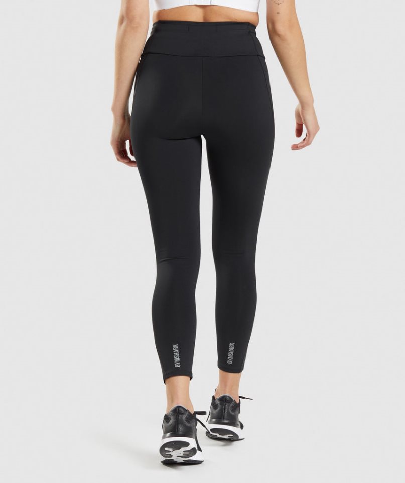 Gymshark Speed Leggings Dam Svarta | SE-93758F