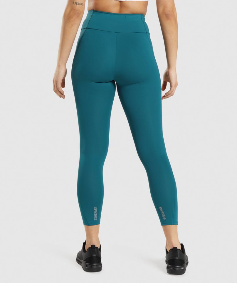 Gymshark Speed Leggings Dam Turkos | SE-90548T