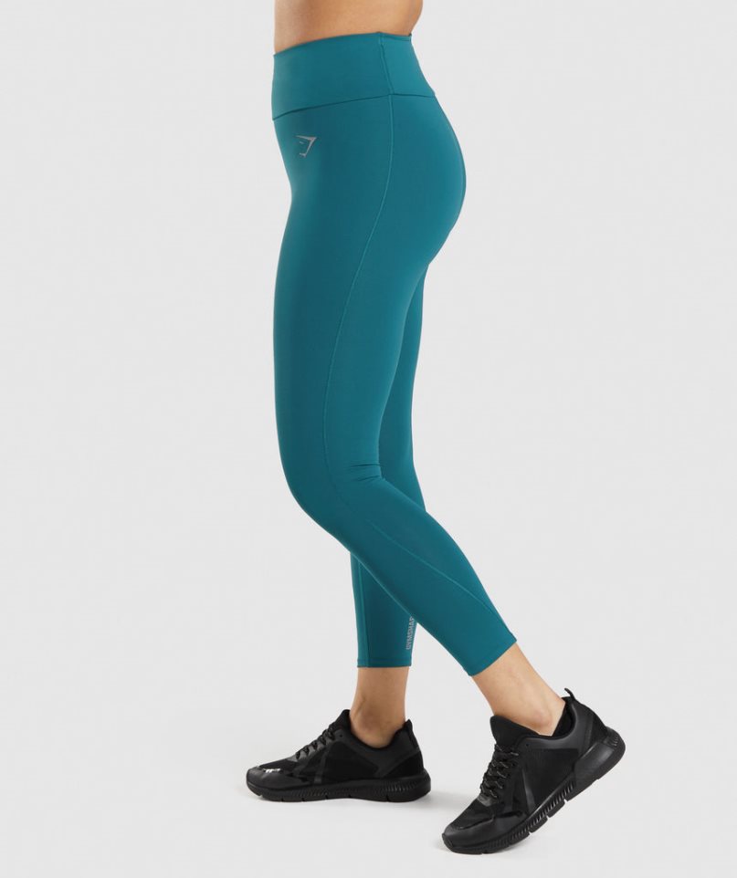 Gymshark Speed Leggings Dam Turkos | SE-90548T