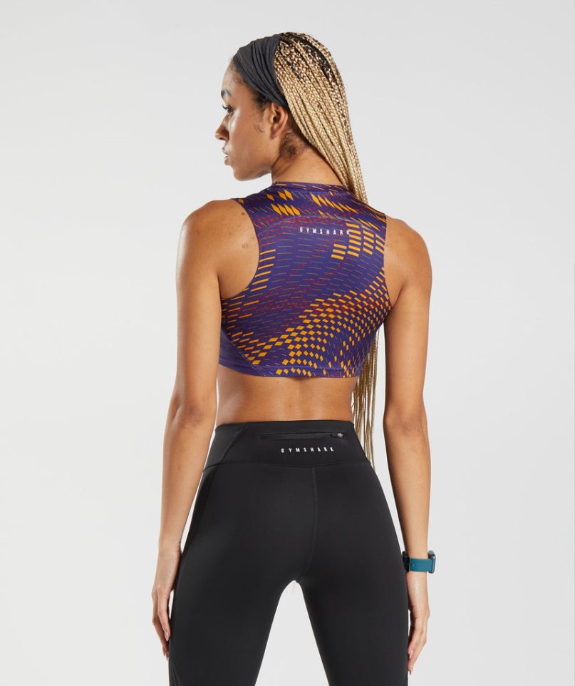 Gymshark Sport Crop Linnen Dam Olika Färger | SE-45193I