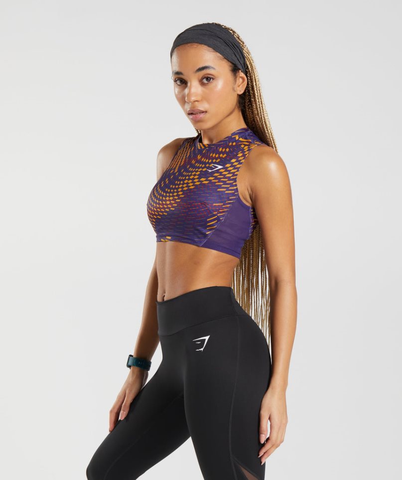 Gymshark Sport Crop Linnen Dam Olika Färger | SE-45193I