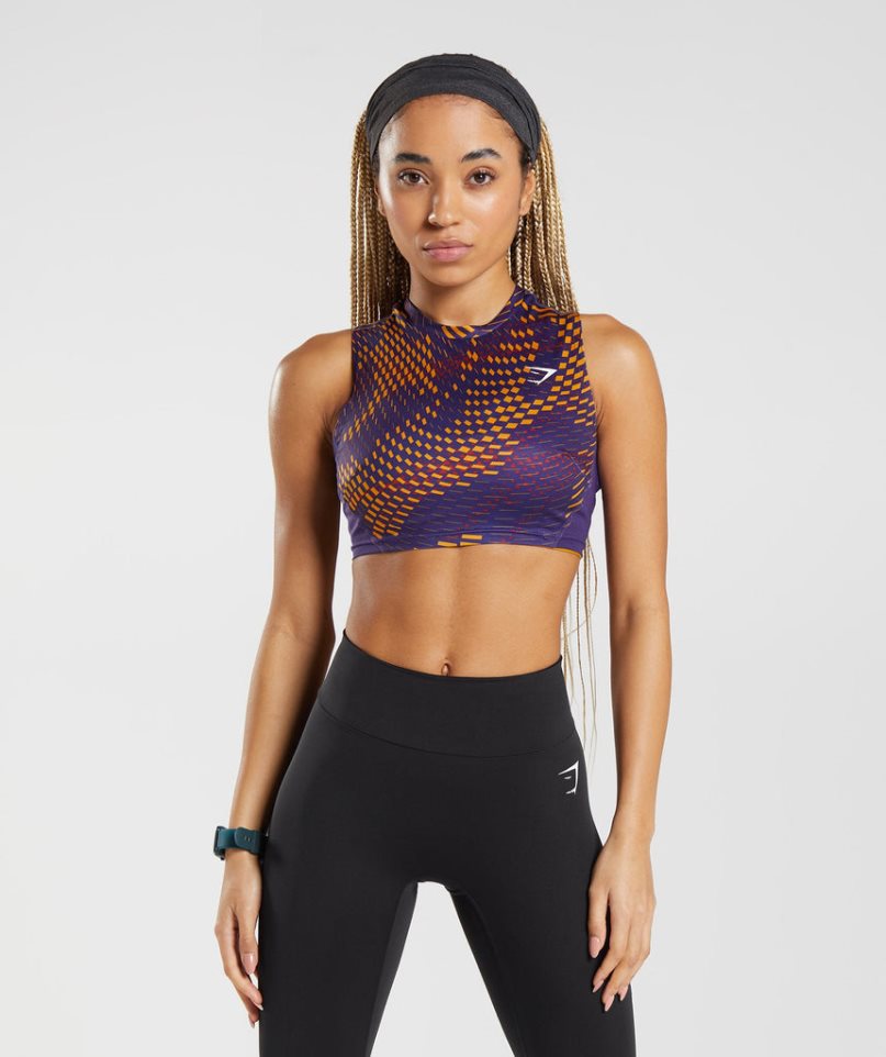 Gymshark Sport Crop Linnen Dam Olika Färger | SE-45193I