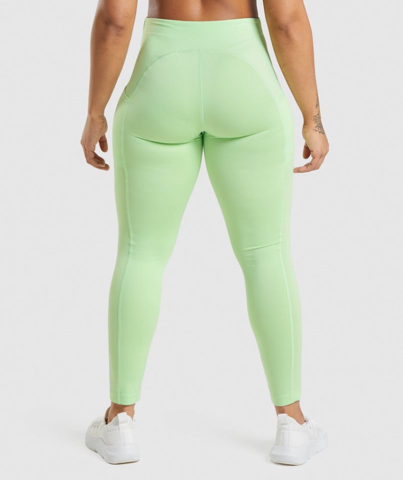 Gymshark Sport Leggings Dam Ljusgröna | SE-63159E