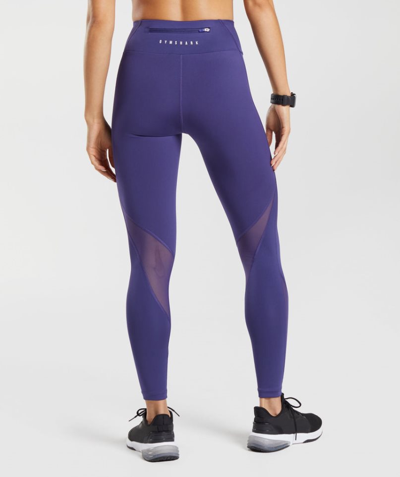 Gymshark Sport Löpar Leggings Dam Lila | SE-24581I