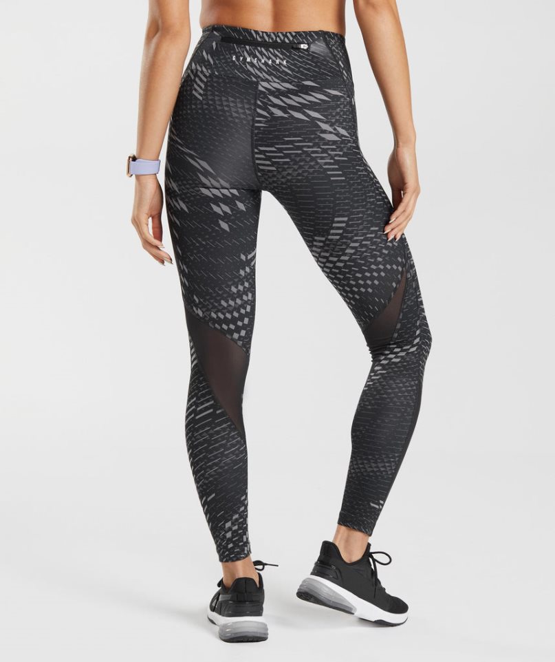 Gymshark Sport Löpar Leggings Dam Svarta | SE-82401S