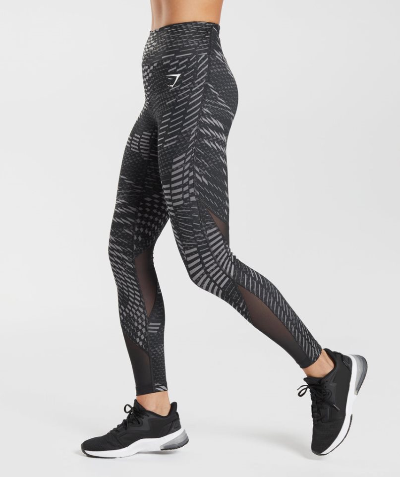 Gymshark Sport Löpar Leggings Dam Svarta | SE-82401S