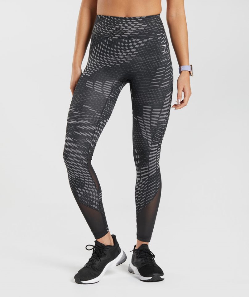 Gymshark Sport Löpar Leggings Dam Svarta | SE-82401S