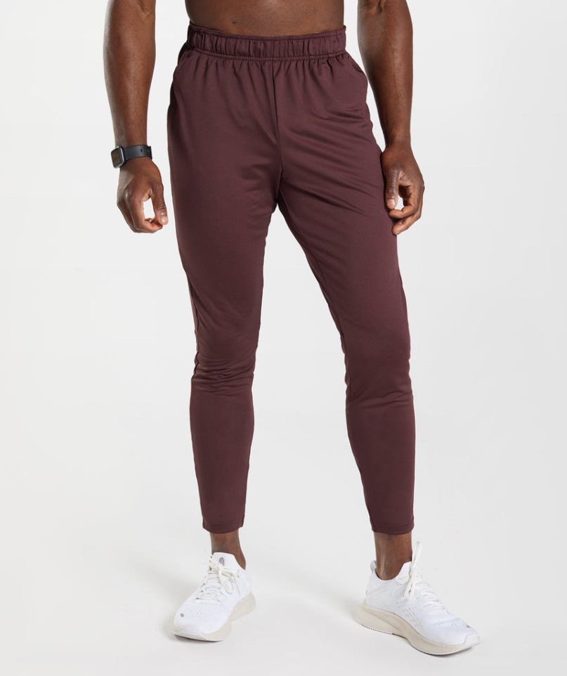 Gymshark Sport Mjukisbyxor Herr Vinröda | SE-13895U