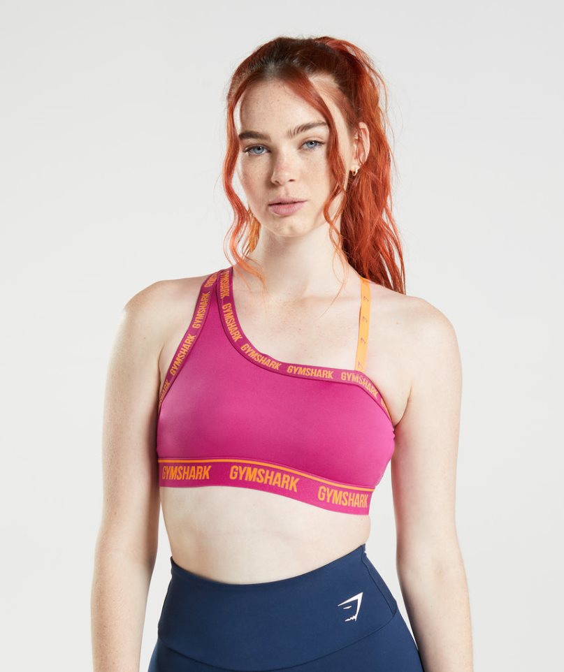 Gymshark Strike Sport Bh Dam Rosa | SE-97613O