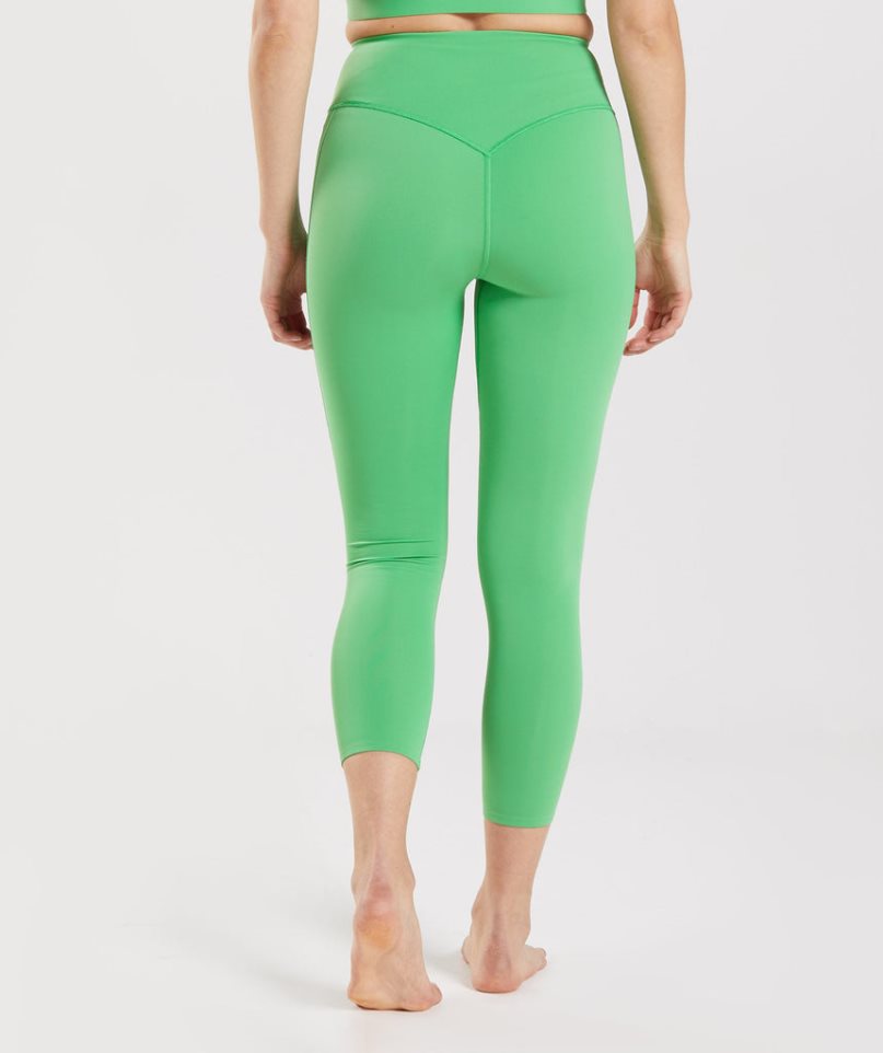 Gymshark Studio 7/8 Leggings Dam Gröna | SE-53214J