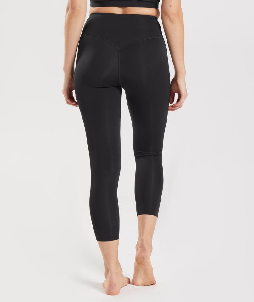 Gymshark Studio 7/8 Leggings Dam Svarta | SE-21076N