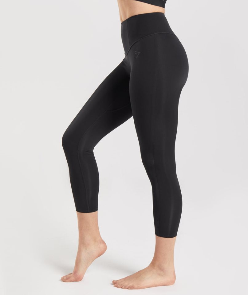 Gymshark Studio 7/8 Leggings Dam Svarta | SE-21076N