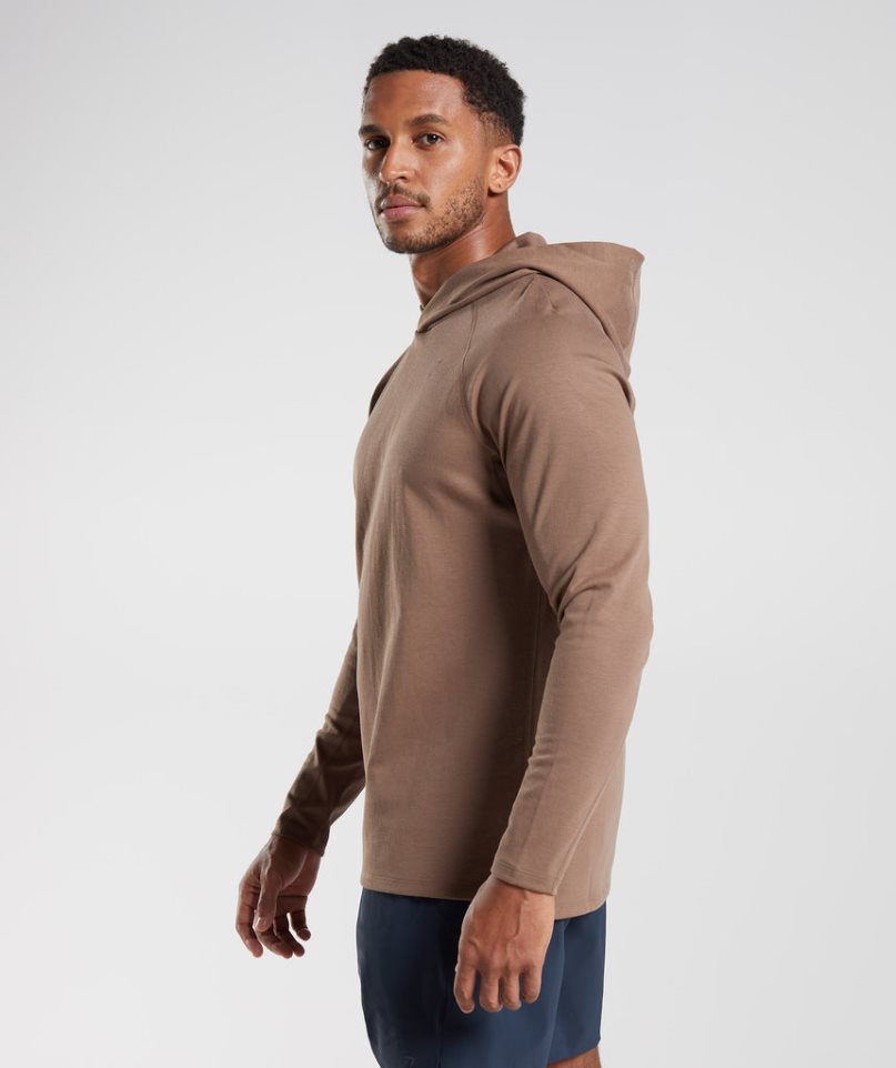 Gymshark Studio Hoodie Herr Bruna | SE-39687U