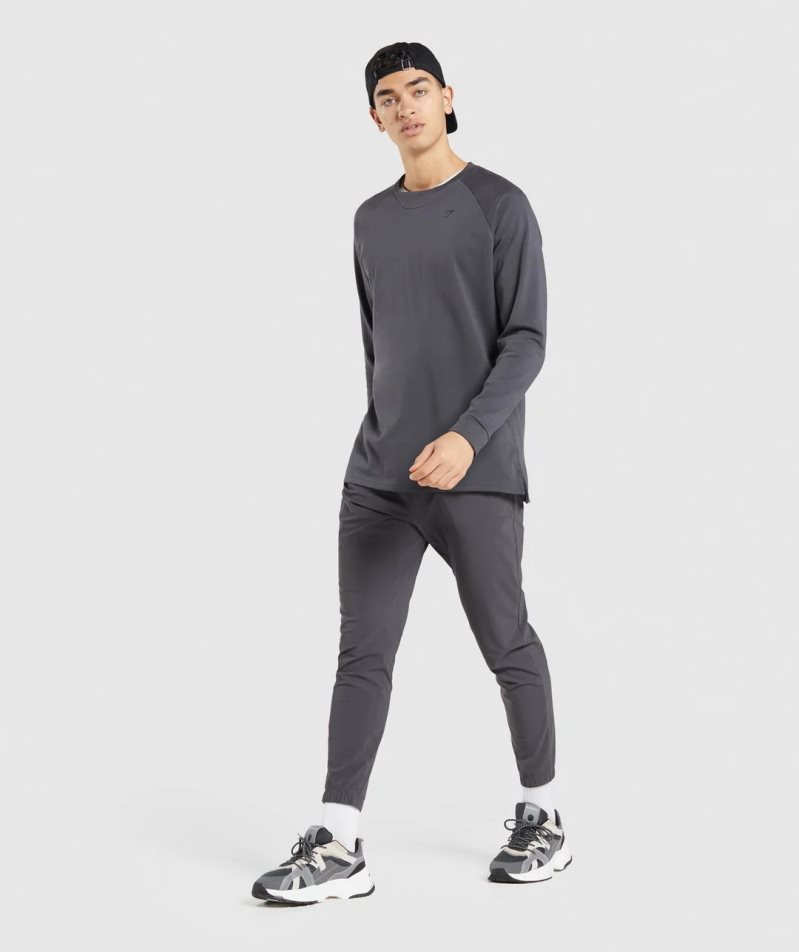 Gymshark Studio Mjukisbyxor Herr Mörkgrå | SE-94310S