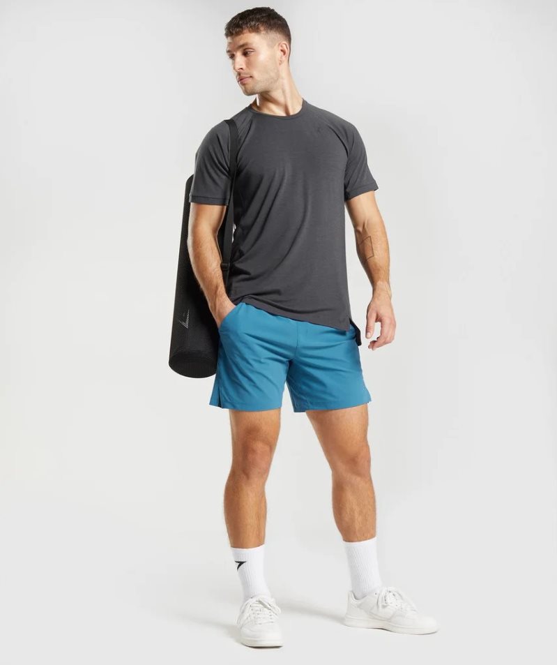 Gymshark Studio Shorts Herr Blå | SE-15267V