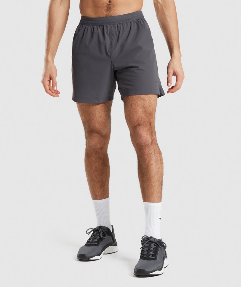 Gymshark Studio Shorts Herr Mörkgrå | SE-52098Q