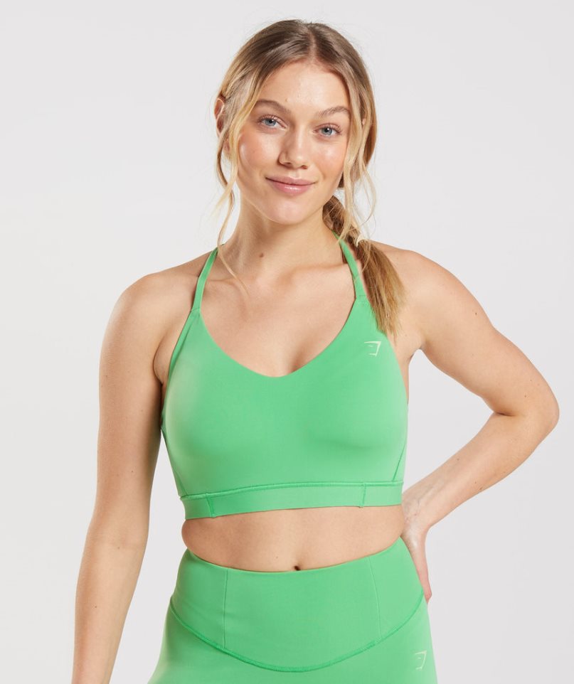 Gymshark Studio Sport Bh Dam Gröna | SE-47196H