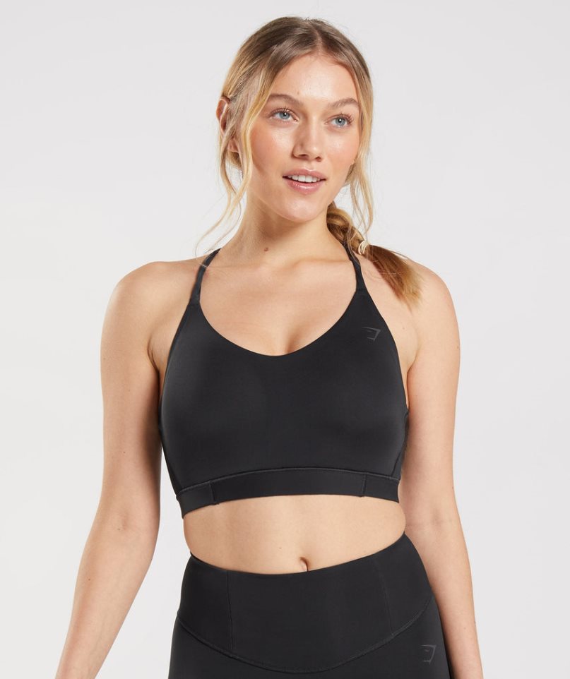 Gymshark Studio Sport Bh Dam Svarta | SE-54019P