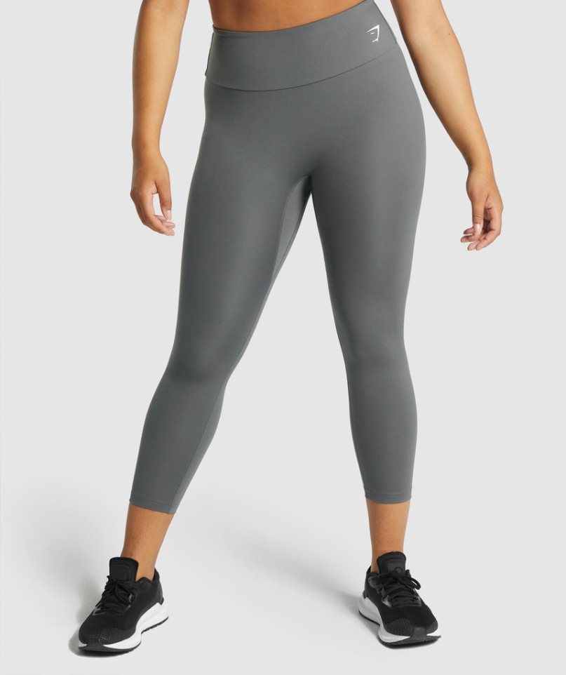 Gymshark Tränings 7/8 Leggings Dam Grå | SE-41739O