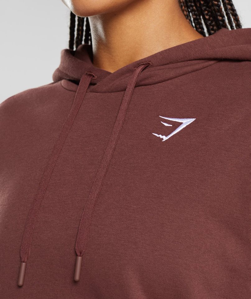 Gymshark Tränings Boyfriend Hoodie Dam Bruna | SE-38276X