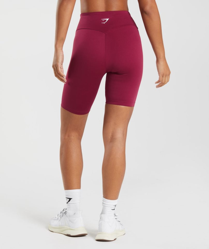 Gymshark Tränings Cycling Shorts Dam Fuchsia | SE-63845T