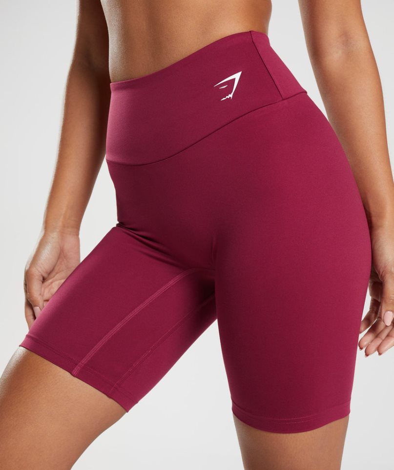 Gymshark Tränings Cycling Shorts Dam Fuchsia | SE-63845T