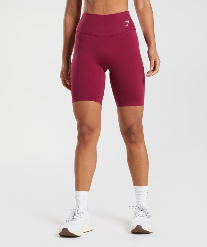 Gymshark Tränings Cycling Shorts Dam Fuchsia | SE-63845T