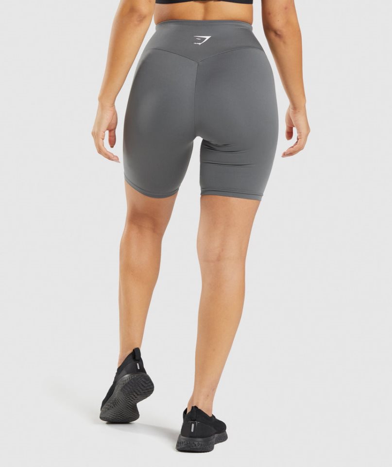 Gymshark Tränings Cycling Shorts Dam Grå | SE-40631A