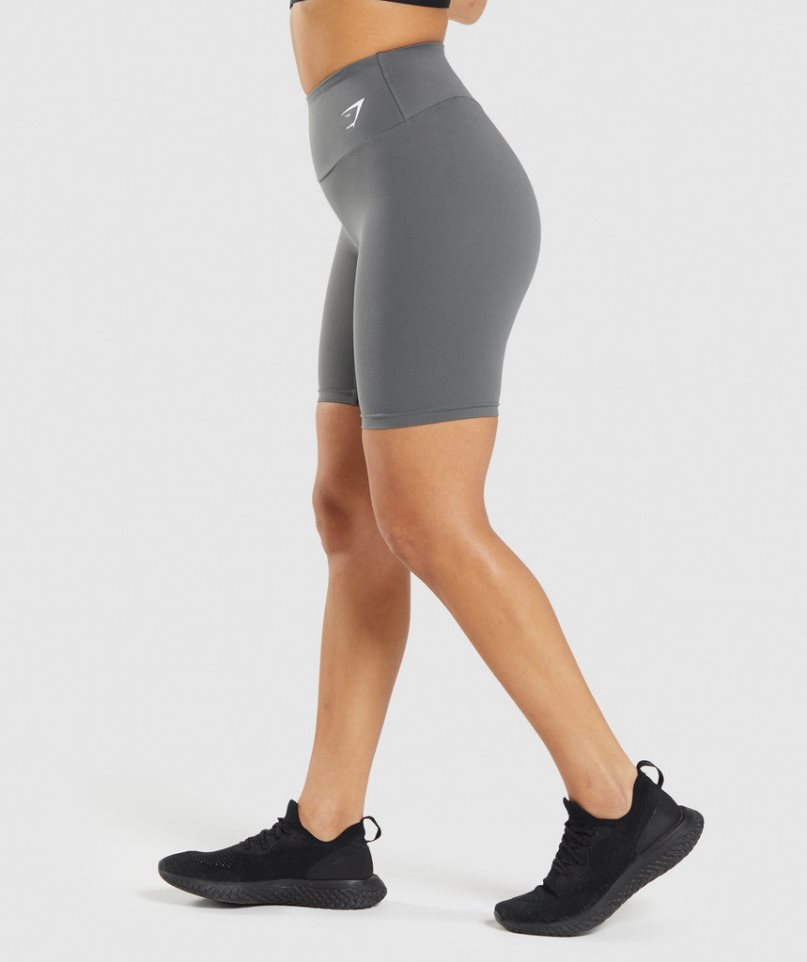 Gymshark Tränings Cycling Shorts Dam Grå | SE-40631A