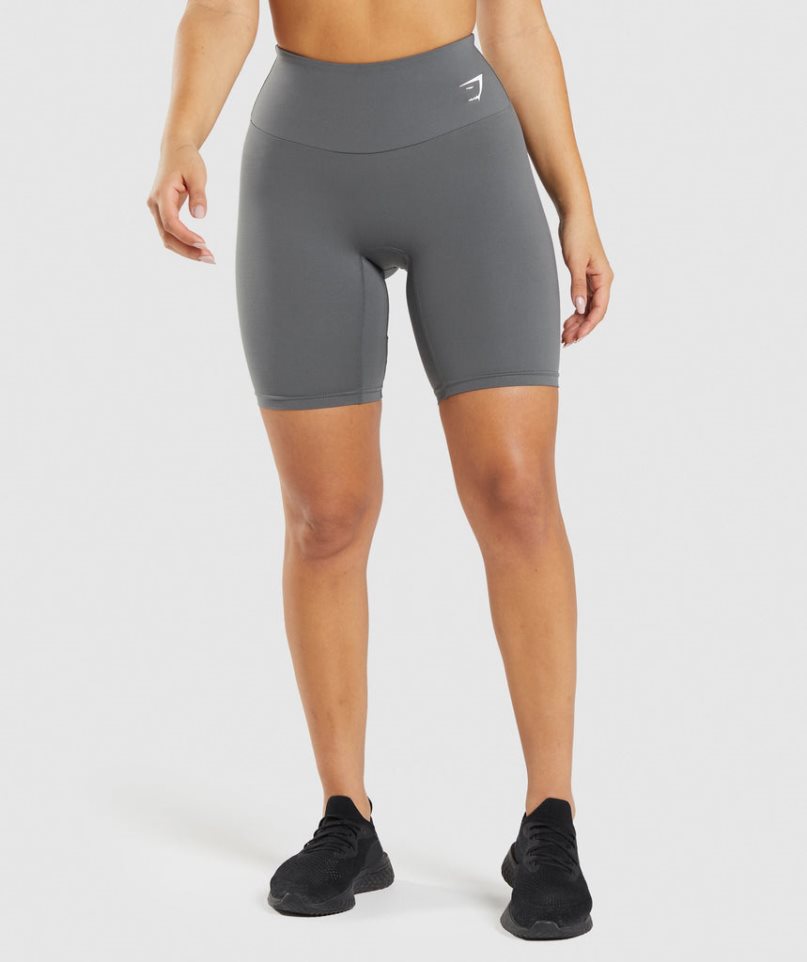 Gymshark Tränings Cycling Shorts Dam Grå | SE-40631A