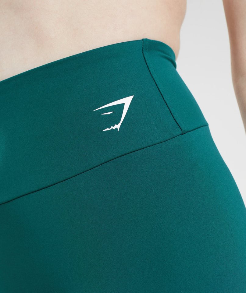 Gymshark Tränings Cycling Shorts Dam Turkos | SE-70135O