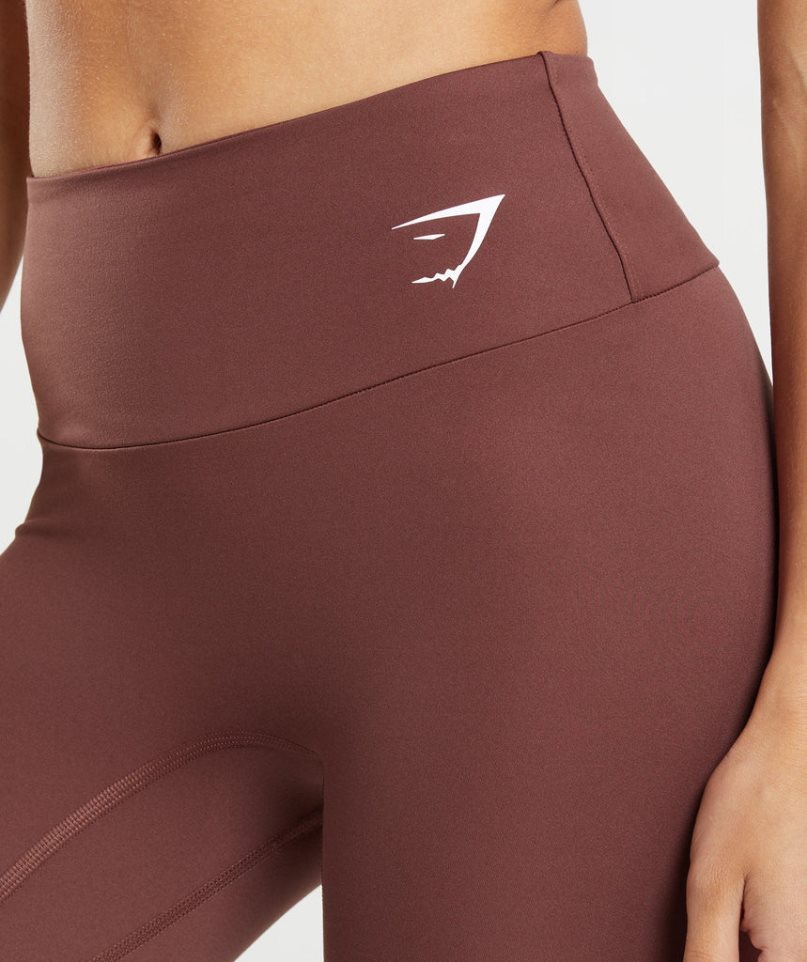 Gymshark Tränings Leggings Dam Bruna | SE-95841I