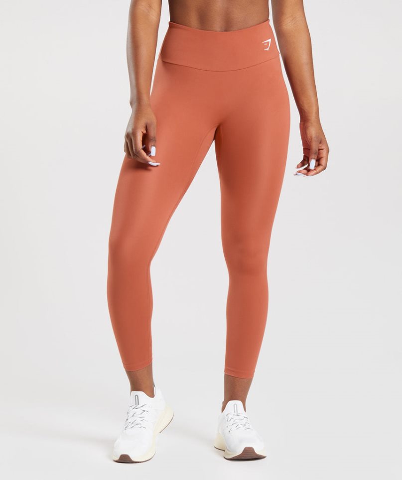 Gymshark Tränings Leggings Dam Orange | SE-52708L