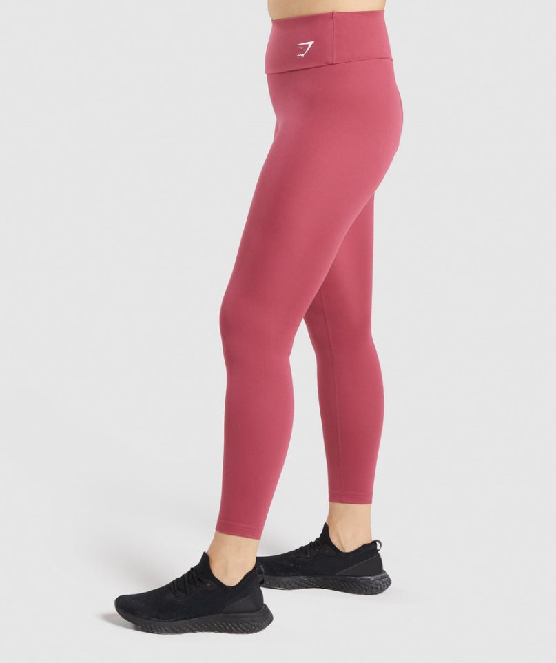 Gymshark Tränings Leggings Dam Rosa | SE-35806D