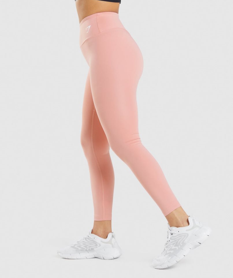 Gymshark Tränings Leggings Dam Rosa | SE-60513Q