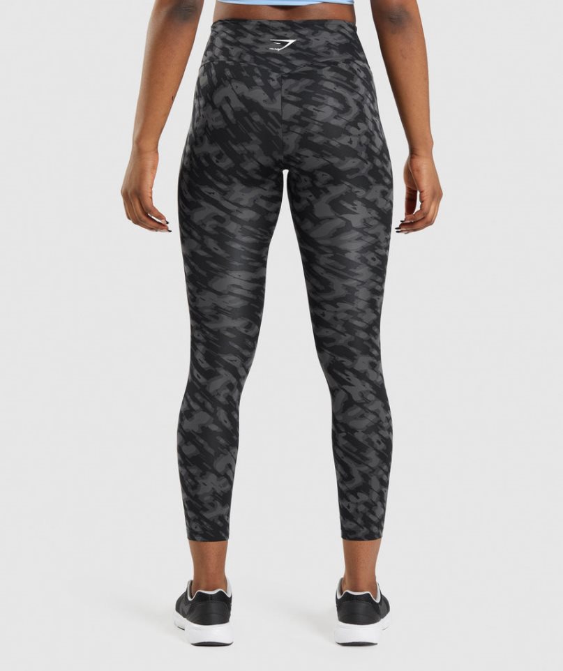 Gymshark Tränings Leggings Dam Svarta | SE-30972L