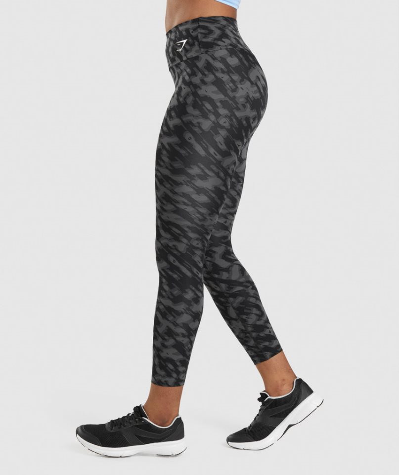 Gymshark Tränings Leggings Dam Svarta | SE-30972L