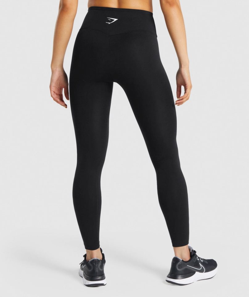 Gymshark Tränings Leggings Dam Svarta | SE-56729U