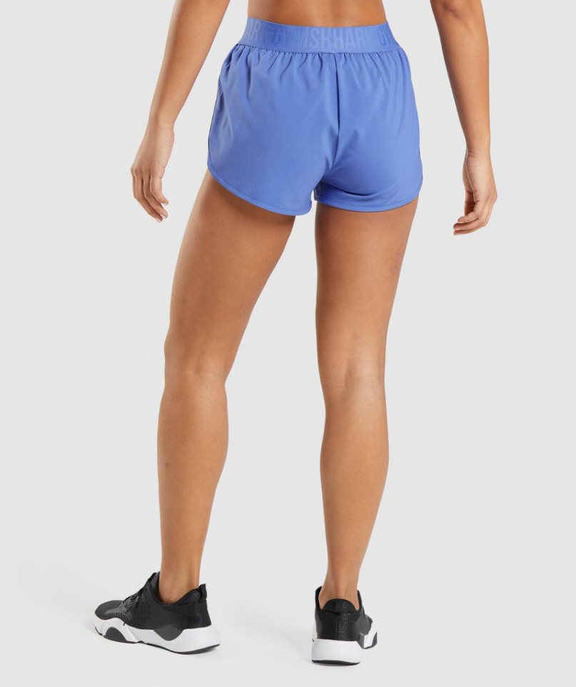 Gymshark Tränings Loose Fit Shorts Dam Blå | SE-24085N