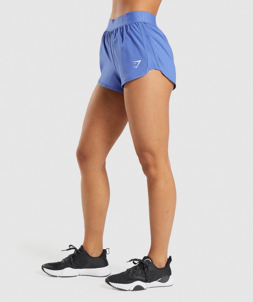 Gymshark Tränings Loose Fit Shorts Dam Blå | SE-24085N